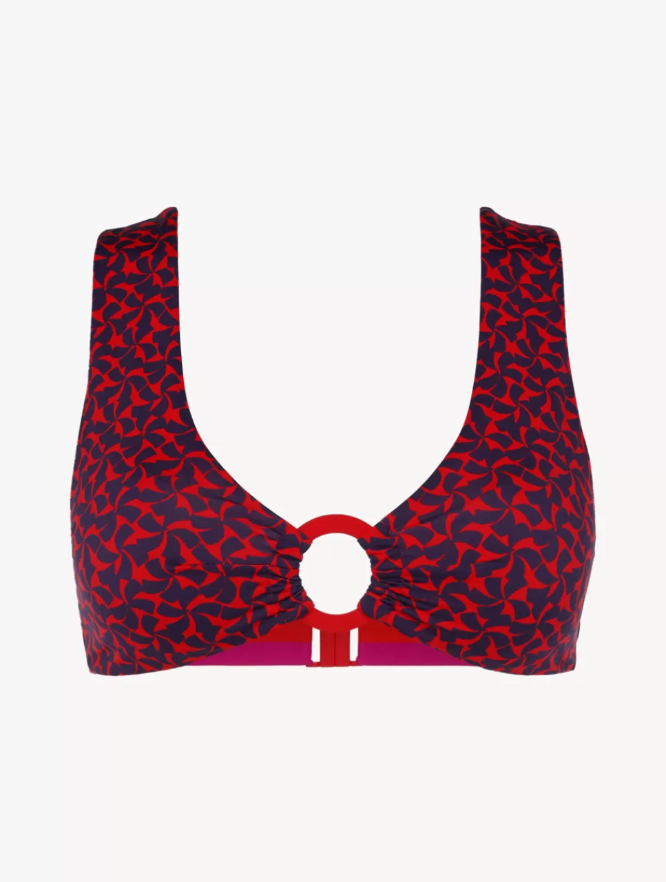 Best Bralette Mare Rossa E Blu Bikini