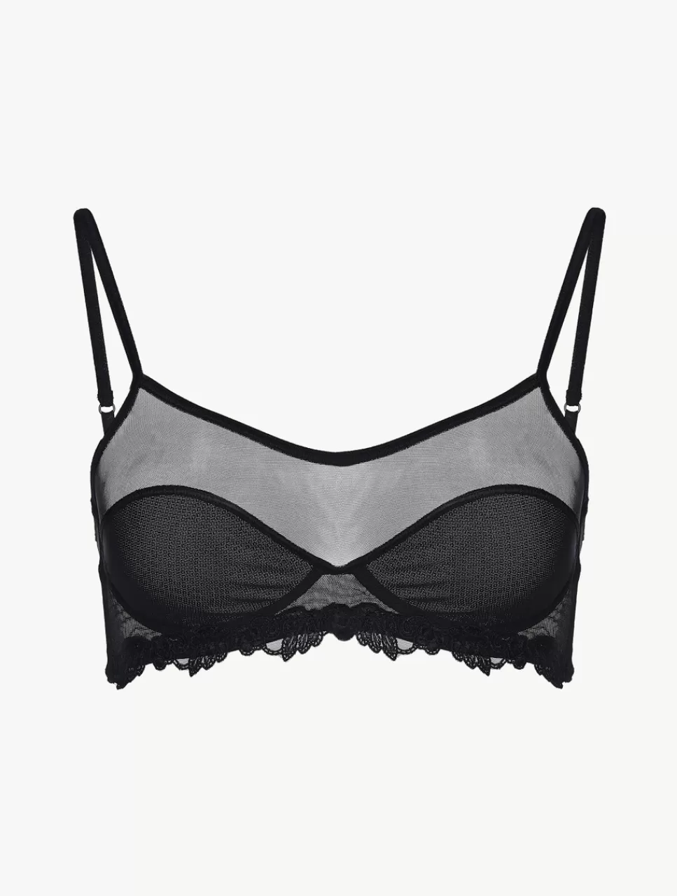 Hot Brassière In Tulle Stretch Bralette | Senza ferretto