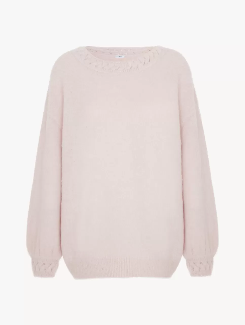 Clearance Maglione In Misto Lana Di Alpaca Color Cipria Loungewear