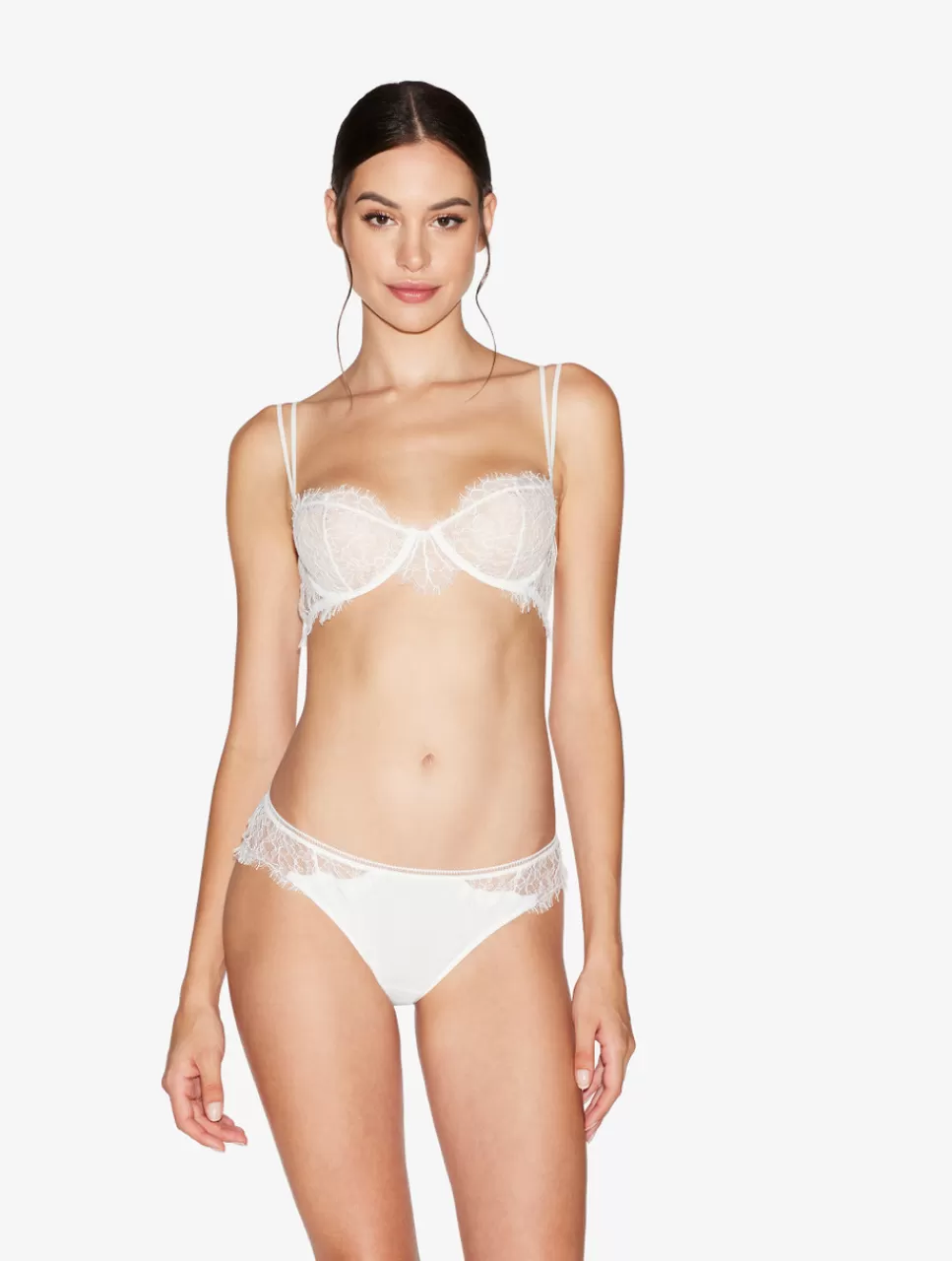 Cheap Reggiseno A Balconcino Con Pizzo Color Natural Balconcino | Con ferretto