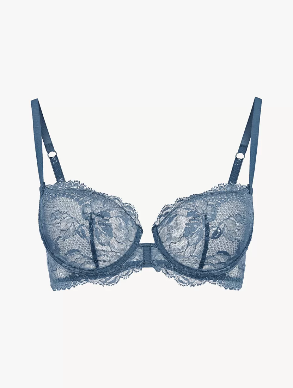 Online Reggiseno A Balconcino In Pizzo Blu Scuro Balconcino | Con ferretto