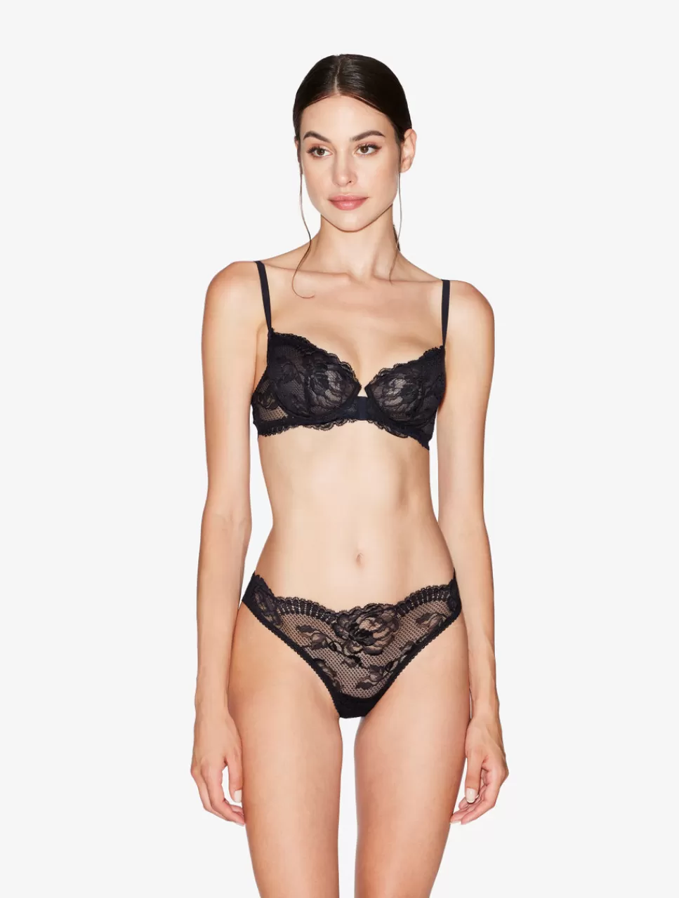 Clearance Reggiseno A Balconcino In Pizzo Color Balconcino | Con ferretto