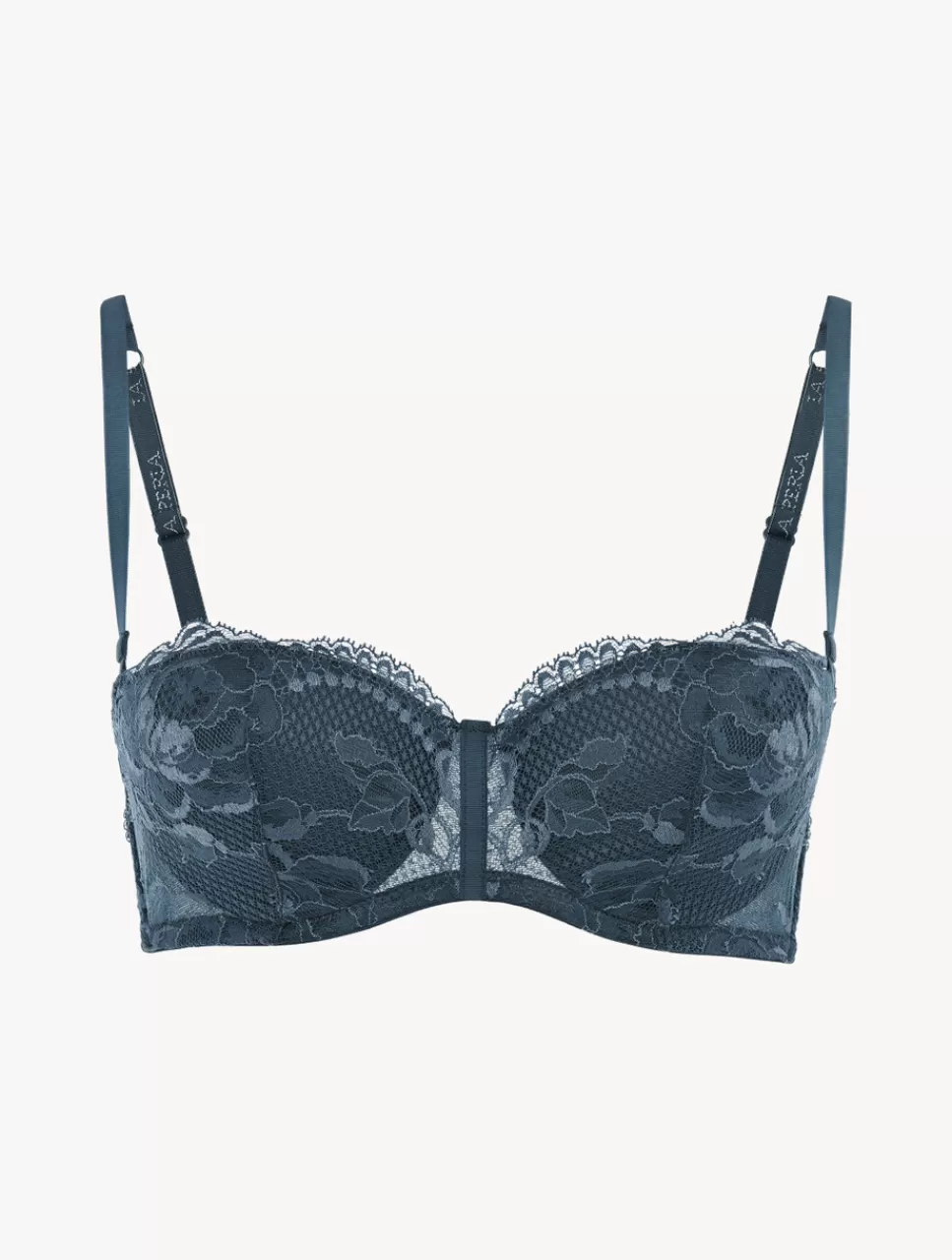 Flash Sale Reggiseno A Fascia In Pizzo Blu Scuro A fascia | Con ferretto