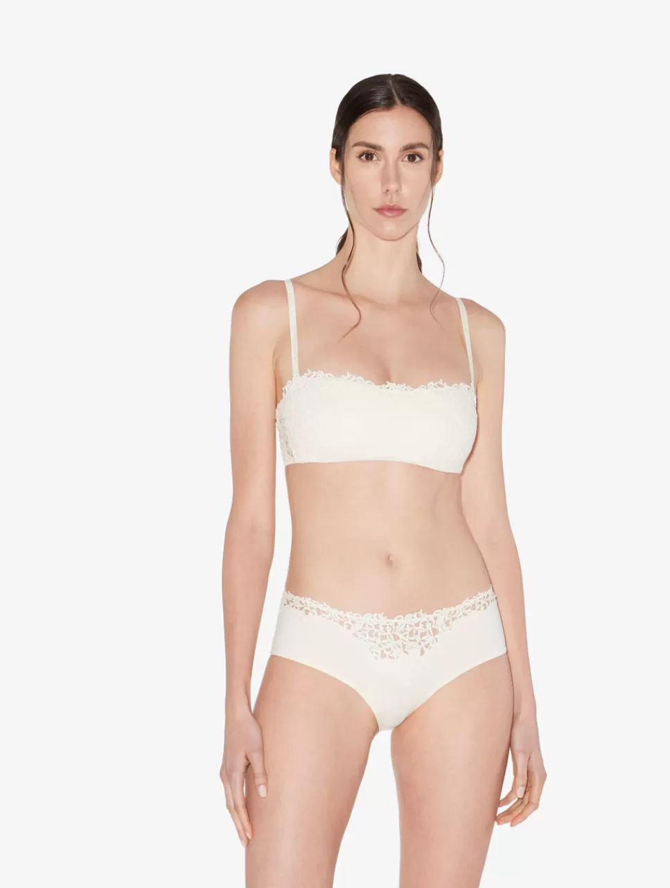 Shop Reggiseno A Fascia Senza Ferretto Con Macramè A fascia | Imbottiti