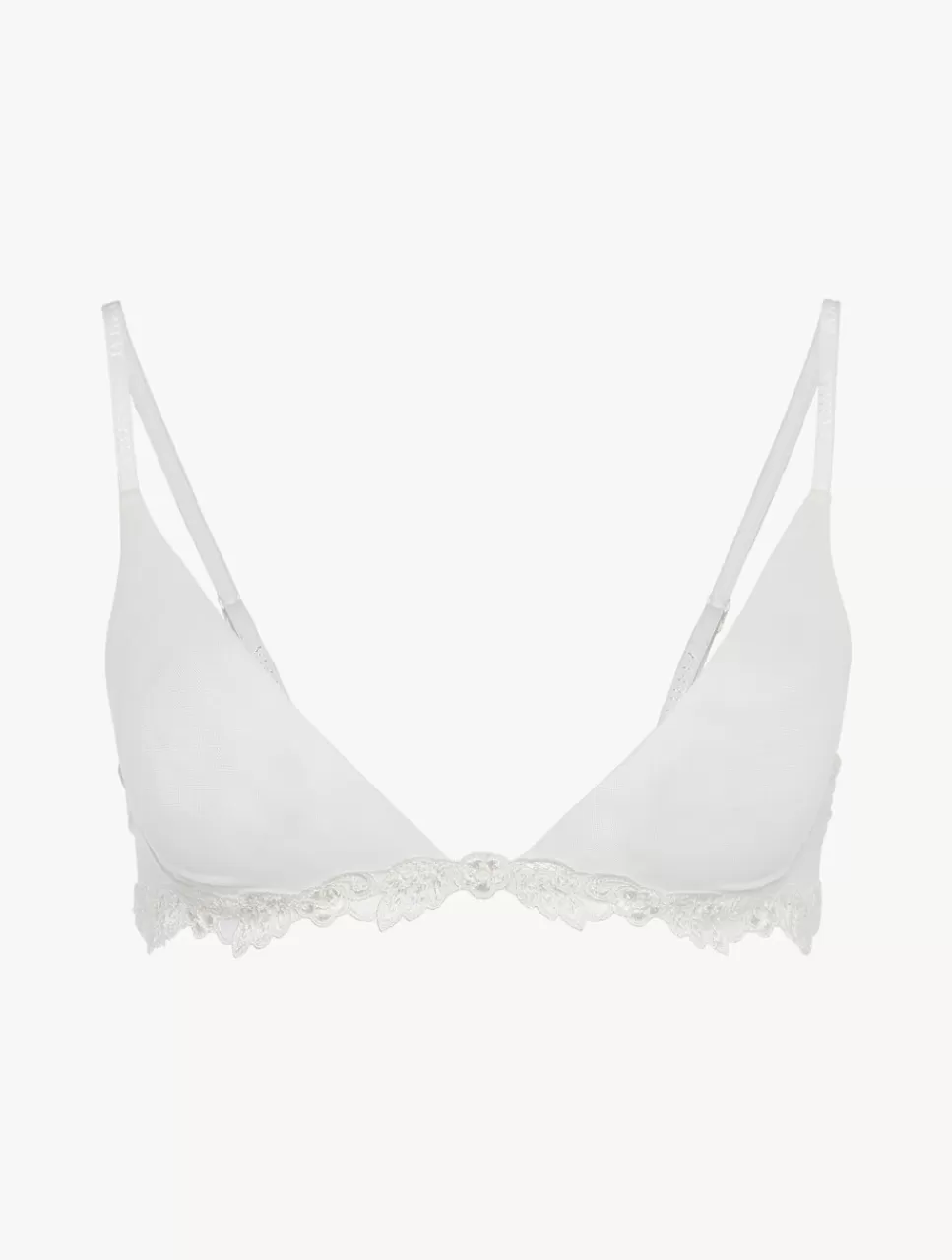 Discount Reggiseno A Triangolo In Tulle Stretch Off-white Senza ferretto | Triangolo