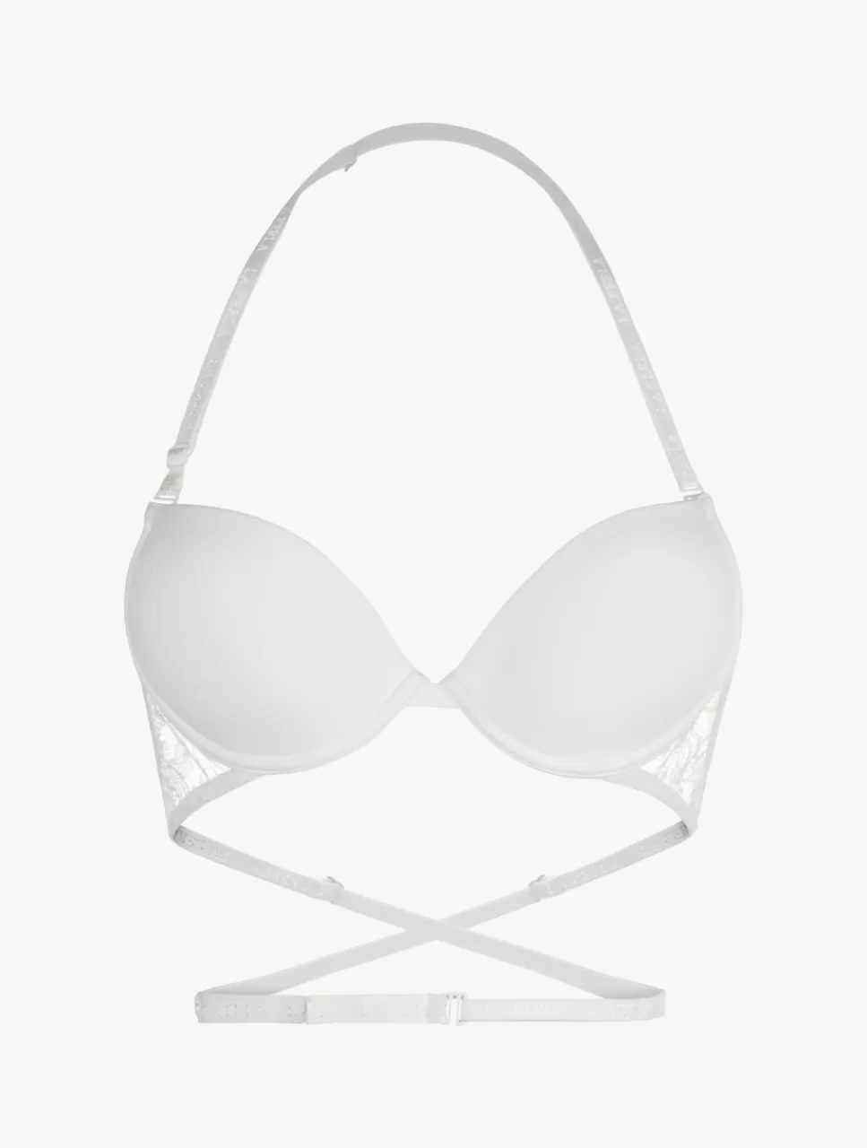 New Reggiseno Bianco Multifunzione Con Pizzo Chantilly Con ferretto | Imbottiti