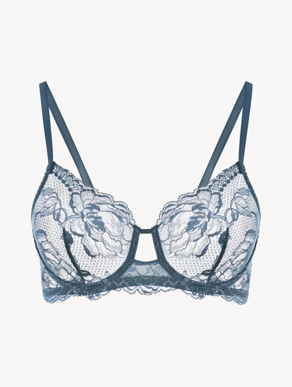 Shop Reggiseno Con Ferretto In Pizzo Blu Scuro Con ferretto