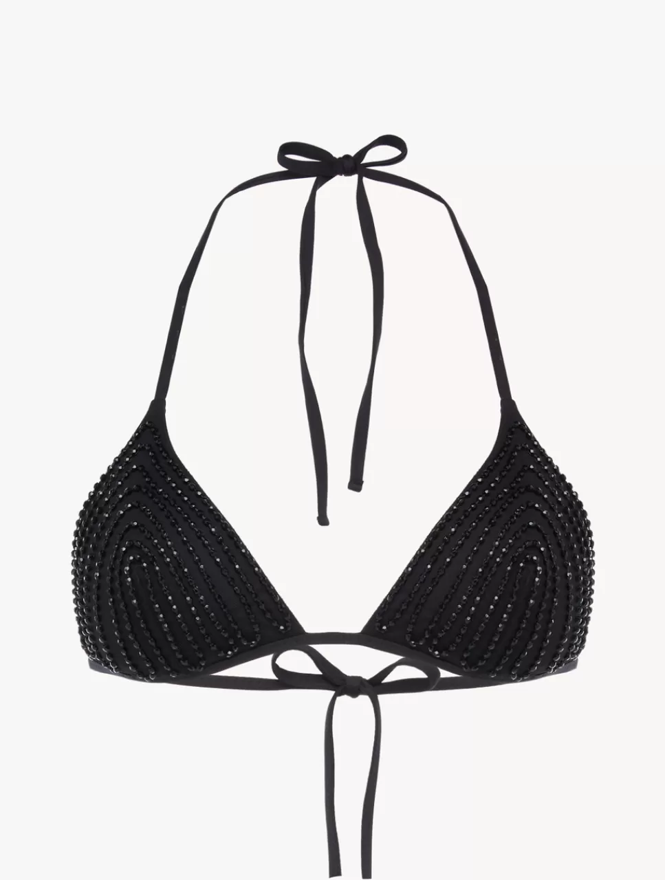 Hot Reggiseno Mare A Triangolo Con Perline Bikini