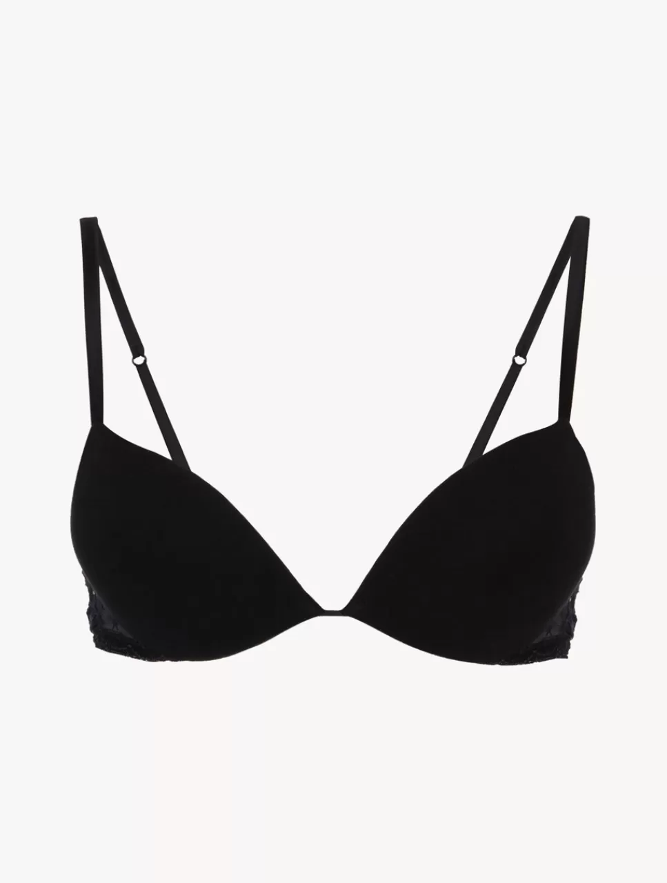 Sale Reggiseno Push Up Onice Con Tulle Ricamato Con ferretto | Imbottiti