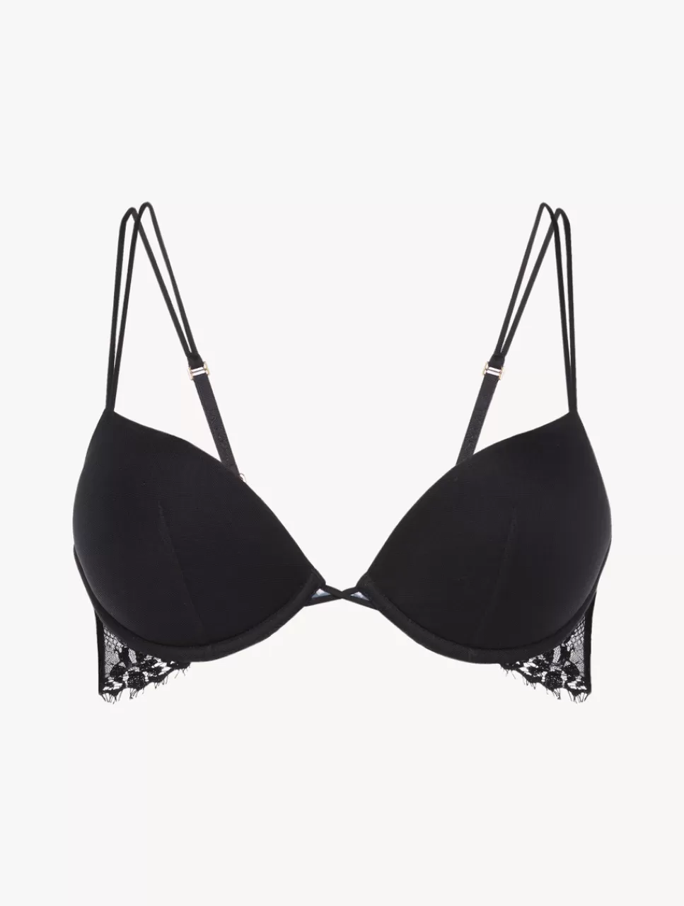 Sale Reggiseno Push-up Imbottito Con Finiture In Pizzo Leavers Imbottiti | Push Up