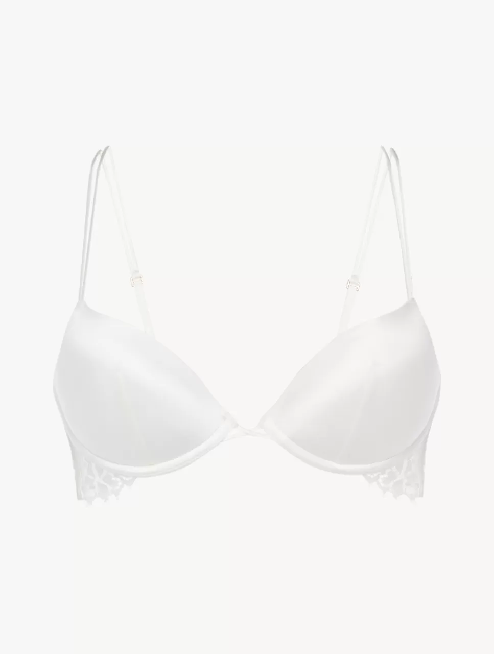 Flash Sale Reggiseno Push-up Imbottito Off-white Con Finiture In Pizzo Leavers Imbottiti | Push Up