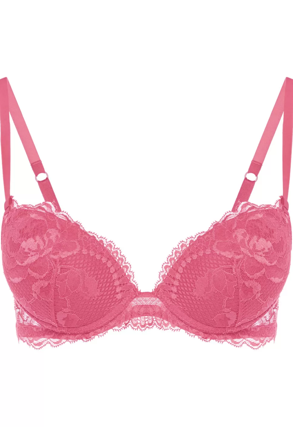 Hot Reggiseno Push-up In Pizzo Orchidea Con ferretto | Imbottiti