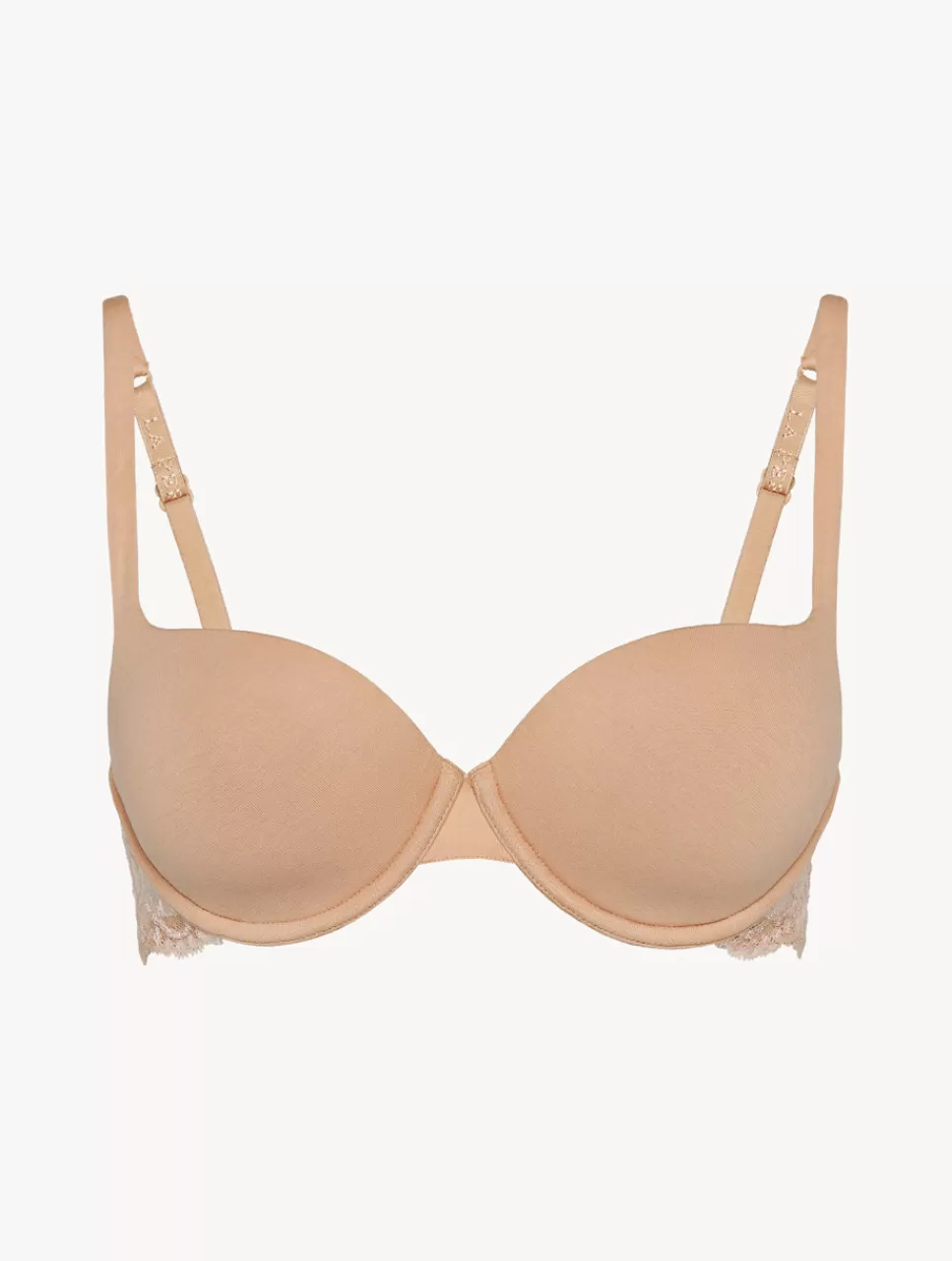 Hot Reggiseno T-shirt In Cotone Nude Con ferretto | Imbottiti