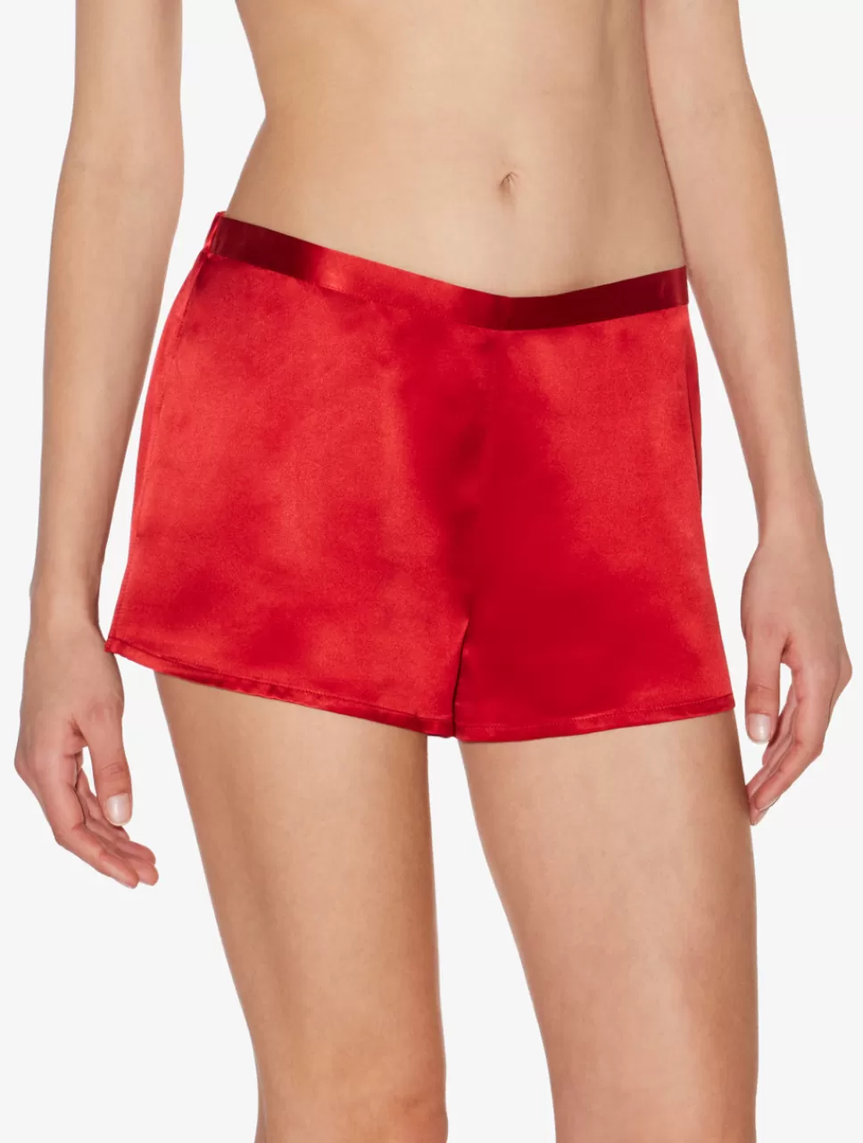 Clearance Short In Seta Granato Short & Pantaloni | Capi in seta