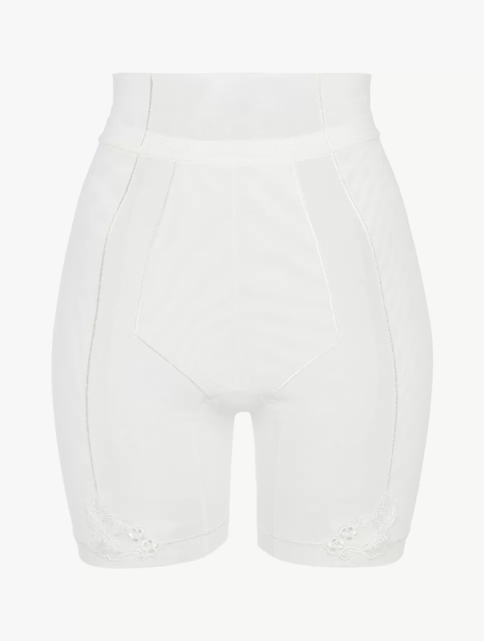 Clearance Short In Tulle Stretch Off-white Culotte | Shapewear