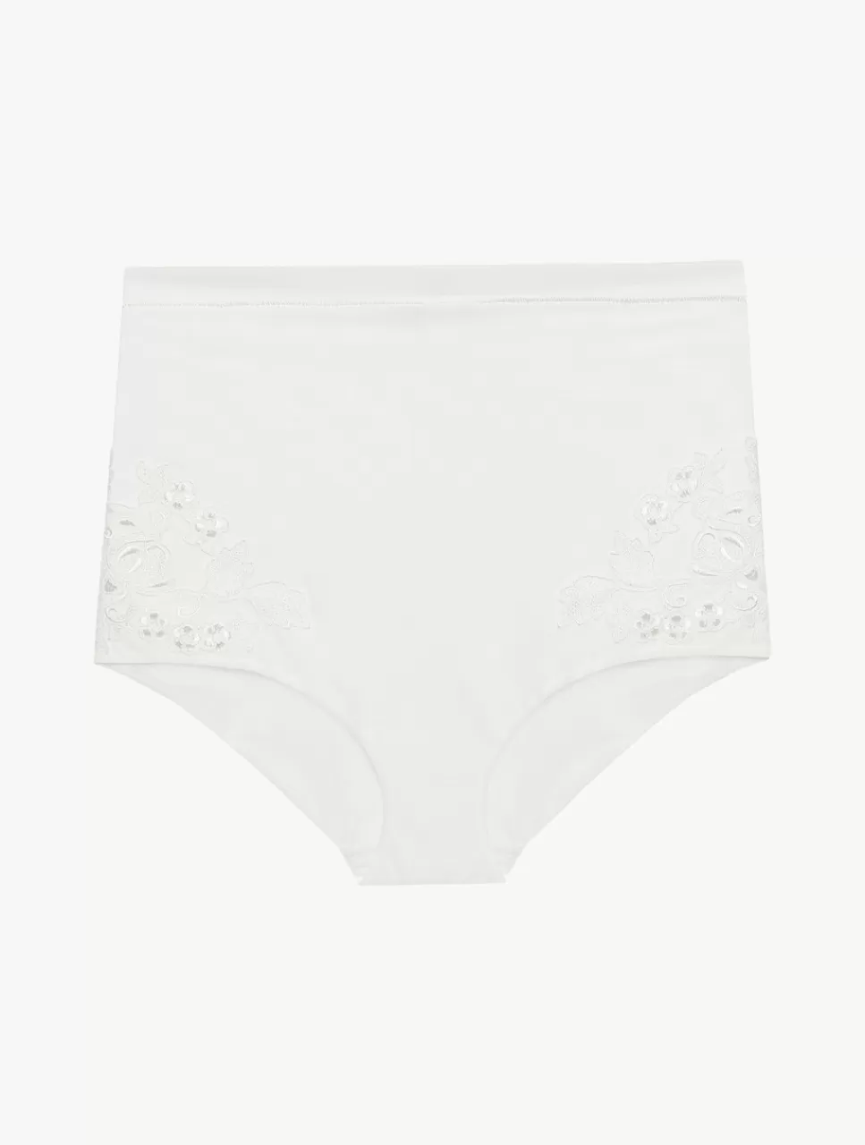 Cheap Slip Alto In Tulle Stretch Off-white A vita alta | Shapewear