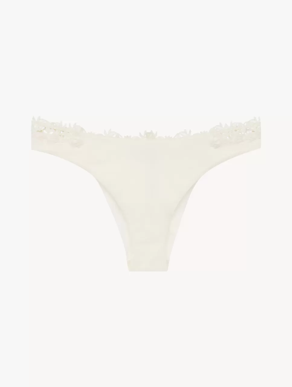 Best Sale Slip Brasiliano Con Macramè Bianca Brasiliani | Perizomi & tanga