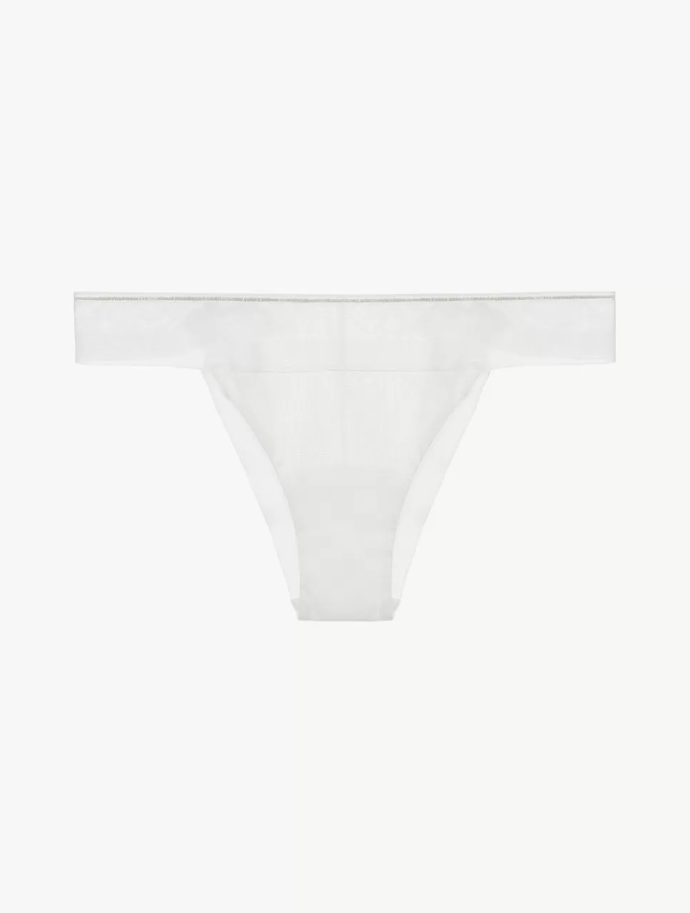 New Slip Brasiliano In Tulle Stretch Off-white Brasiliani | Shapewear