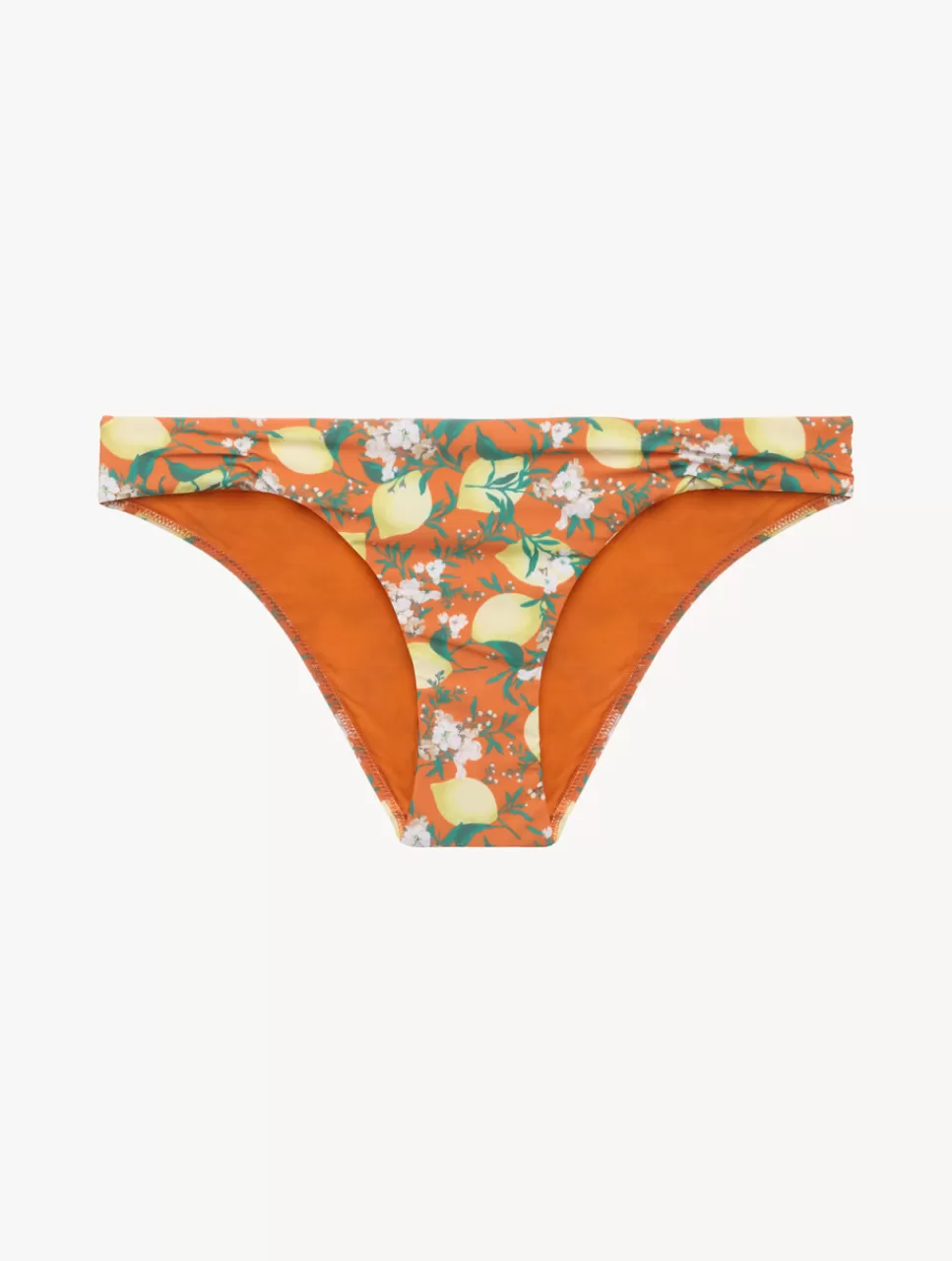 Cheap Slip Mare Con Stampa E Arricciatura Bikini