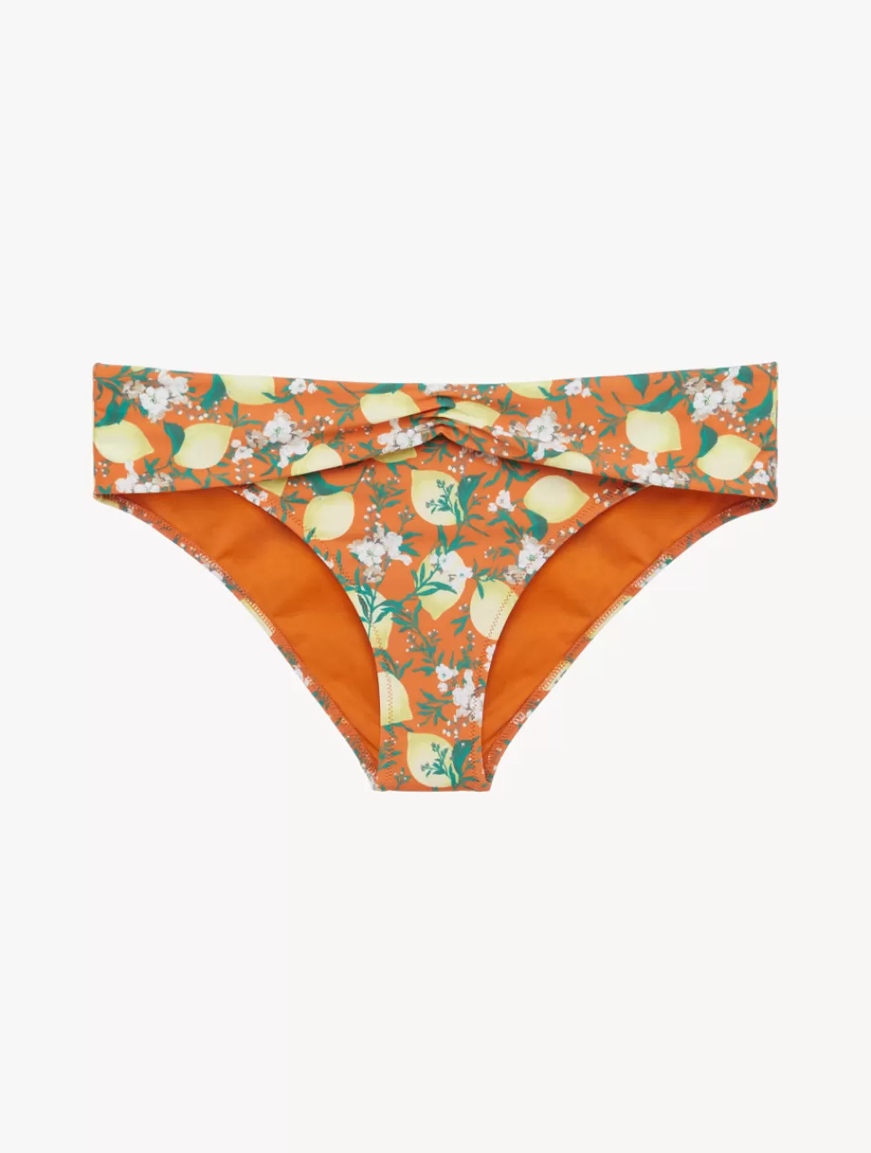 Fashion Slip Mare Con Stampa E Vita Drappeggiata Bikini