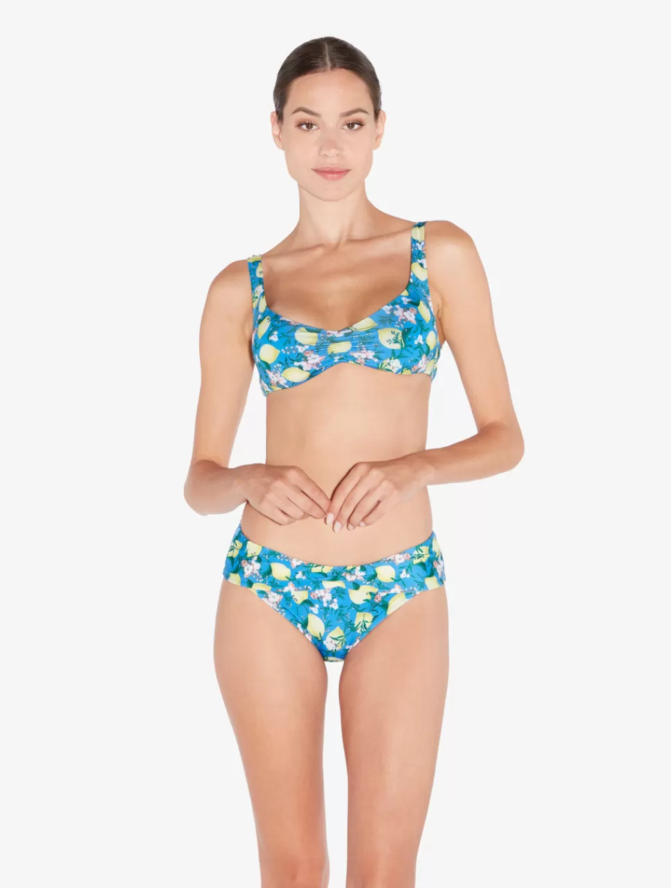 Best Sale Slip Mare Con Stampa E Vita Drappeggiata Bikini