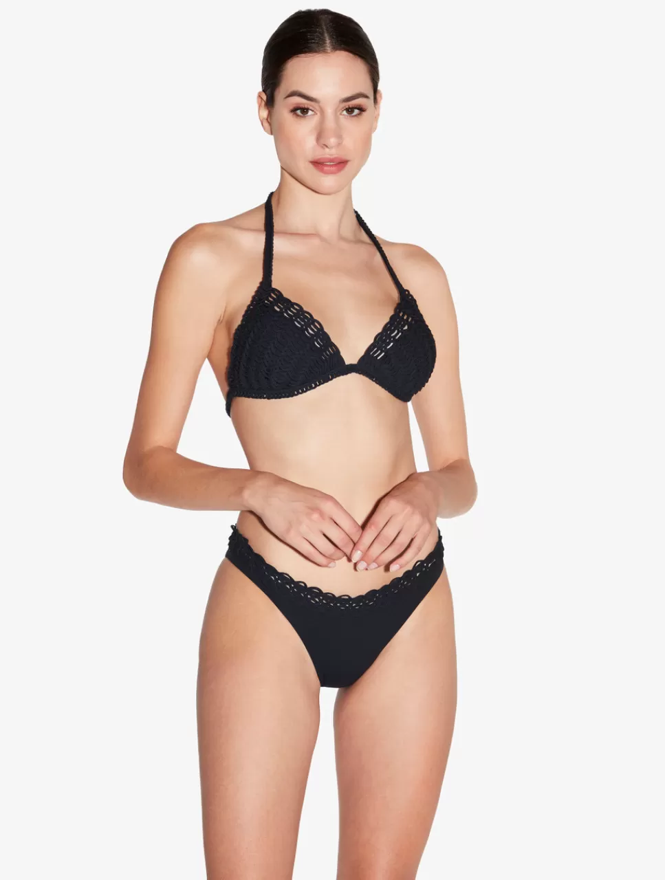 Clearance Slip Mare Con Soutache Bikini