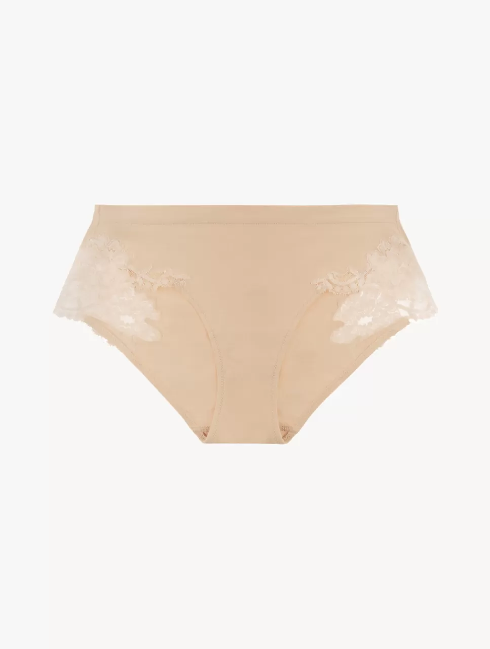 Cheap Slip Medio In Cotone Nude A vita media