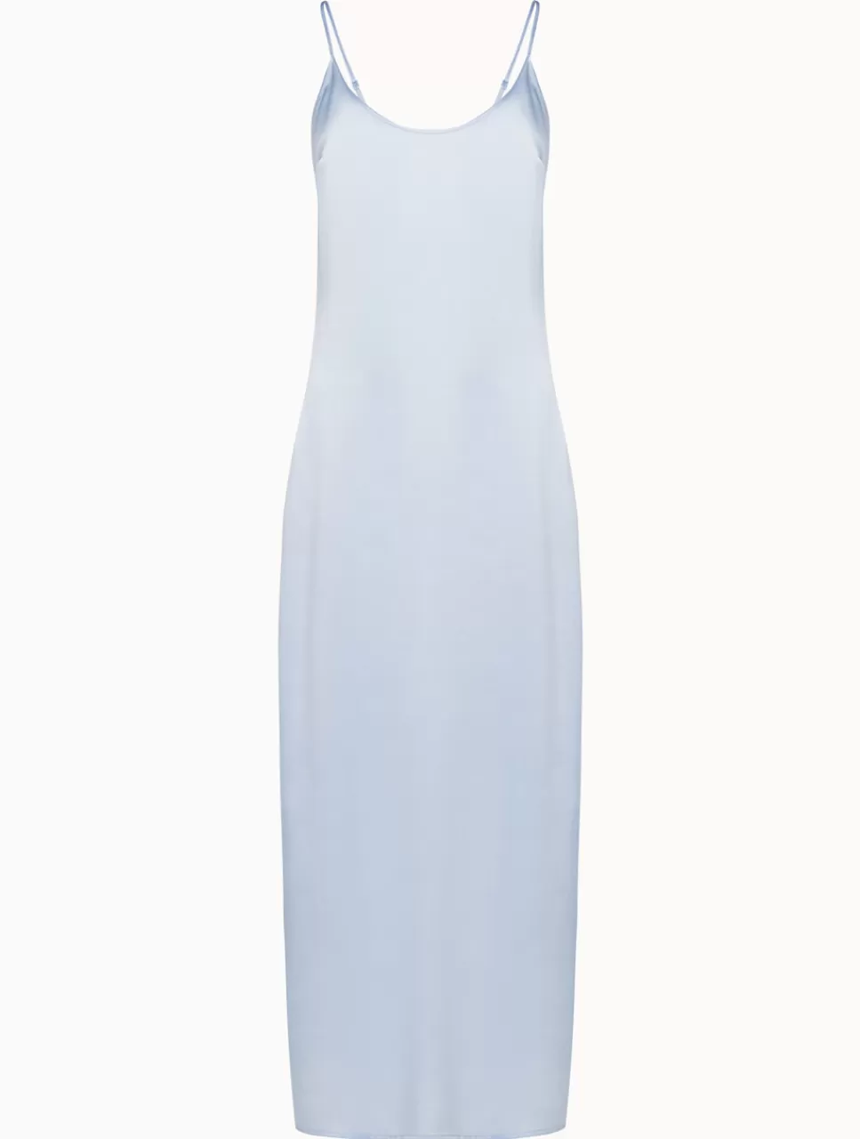 Best Sale Sottoveste Lunga In Seta Azzurra Slipdress & Sottovesti | Capi in seta