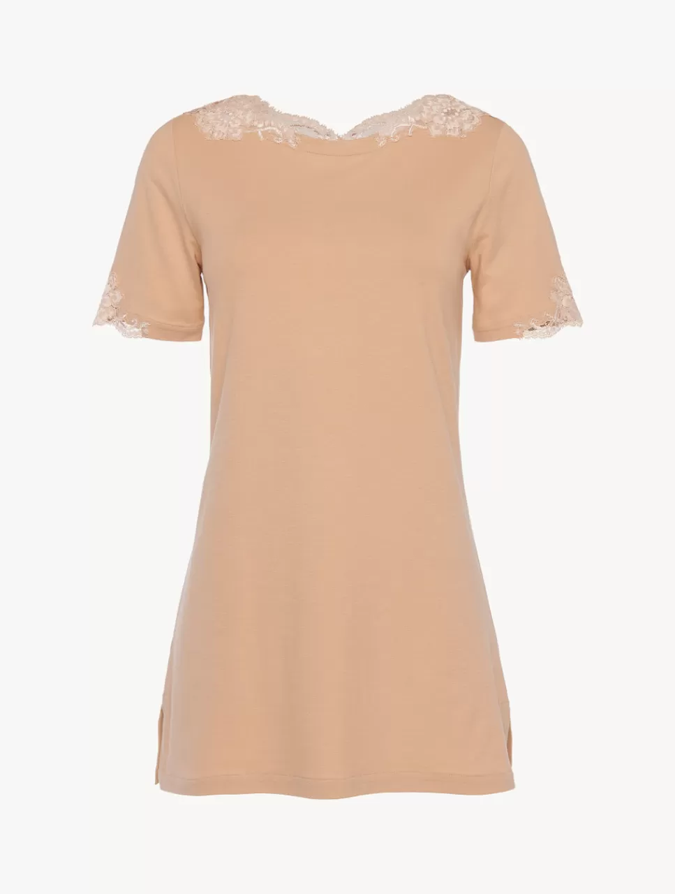 Sale T-shirt In Cotone Nude Loungewear | Canotte & Top